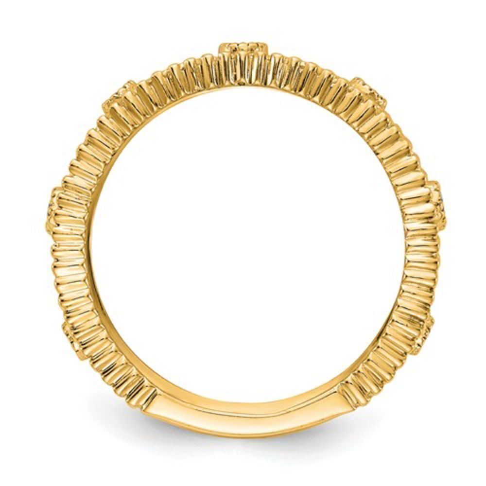 14k Lab Grown Diamond Ring - Picture 4 of 5